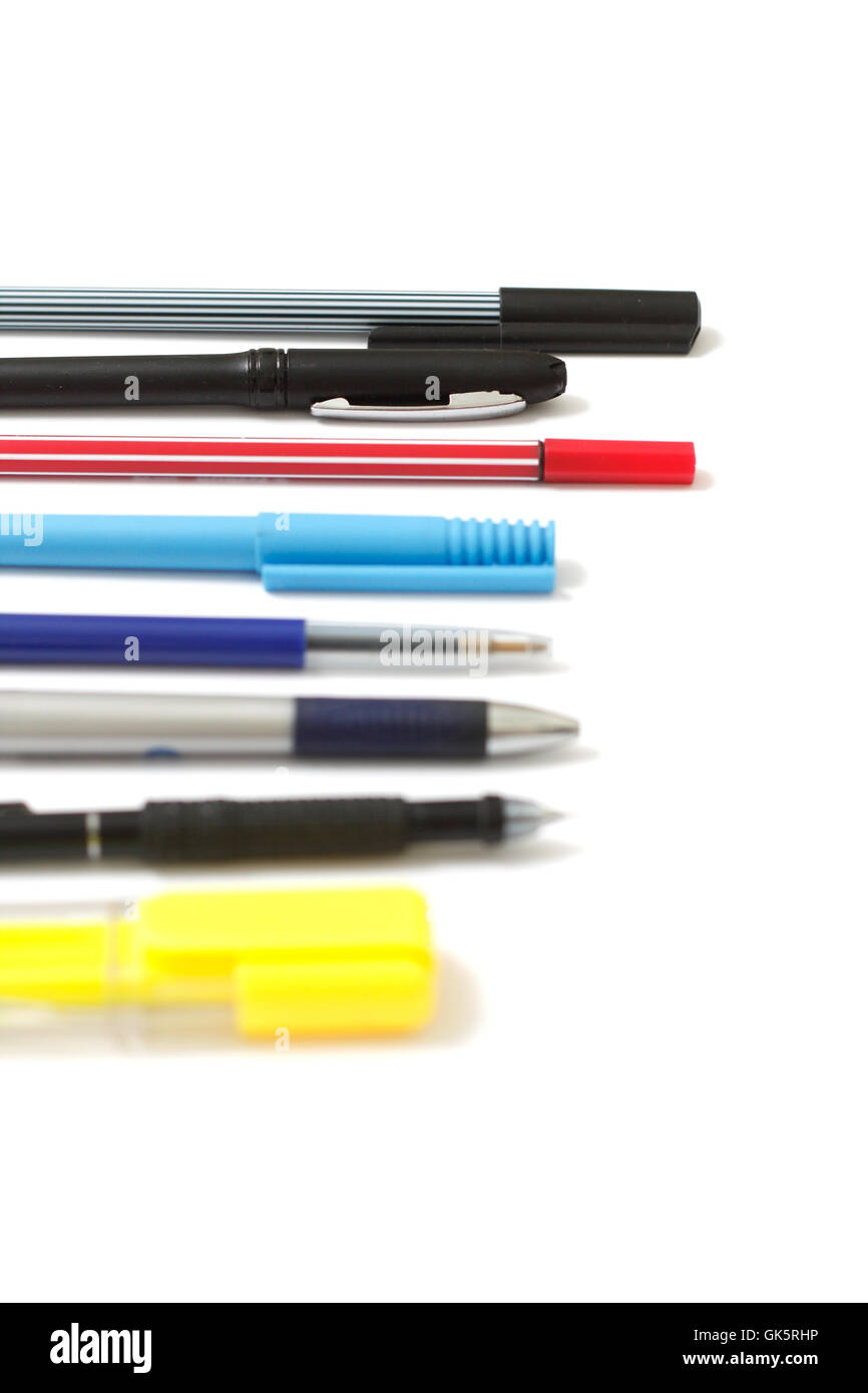 Handwriting blue colour color hi-res stock photography and images - Alamy