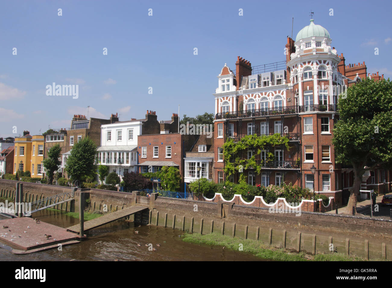 Riverside Hammersmith London Stock Photo Alamy