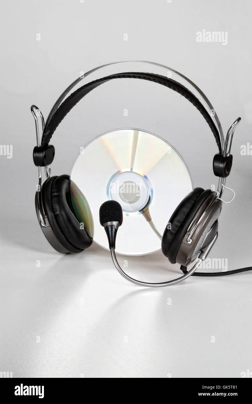 Headphones Stock Photo
