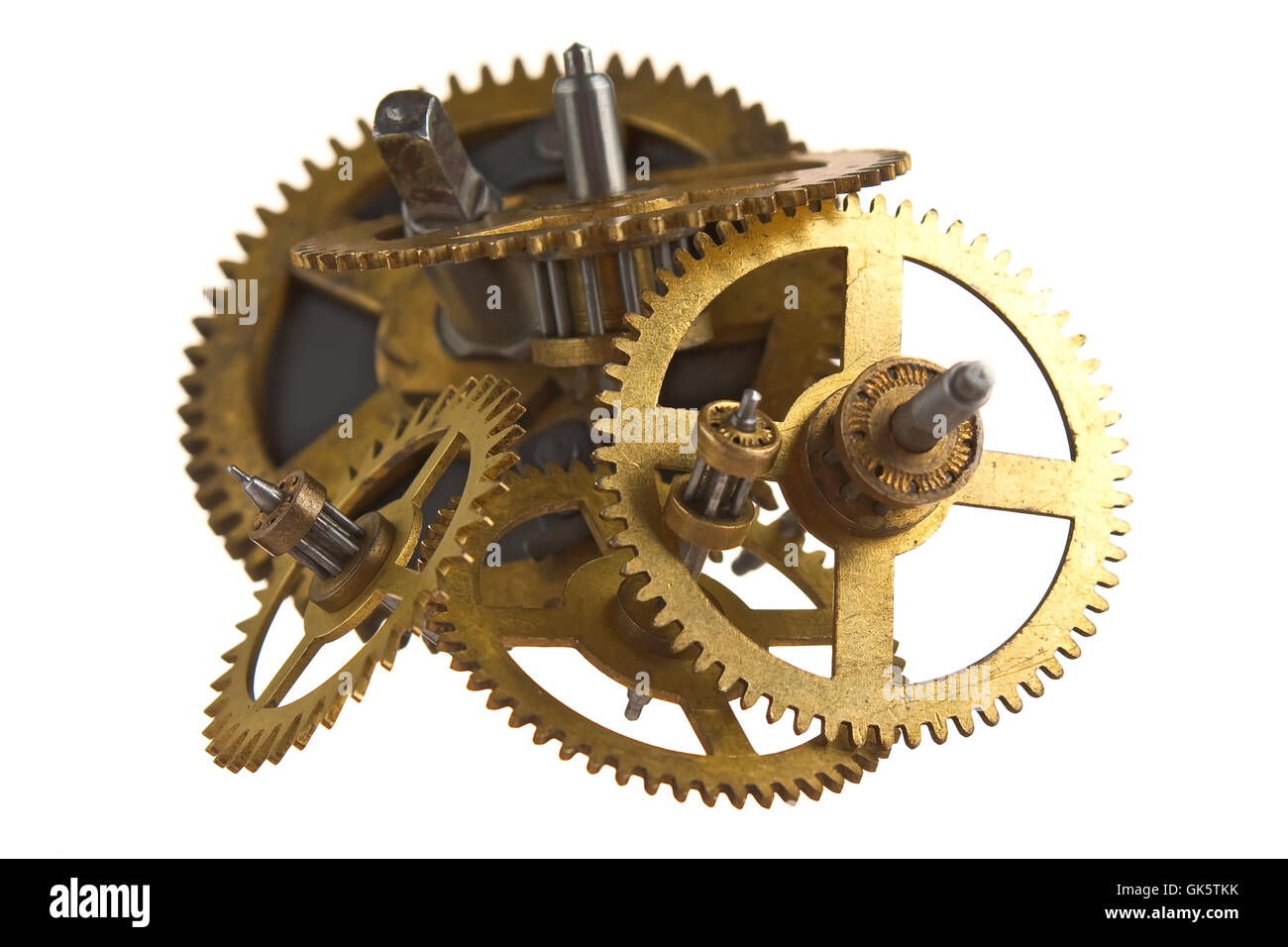 Gear of the clock Stock Photo Alamy