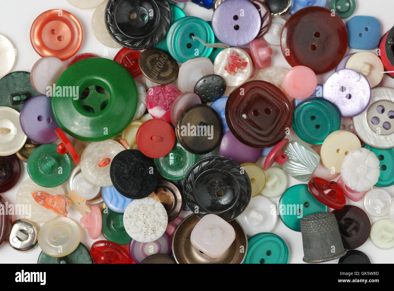 buttons for clothes Stock Photo Alamy