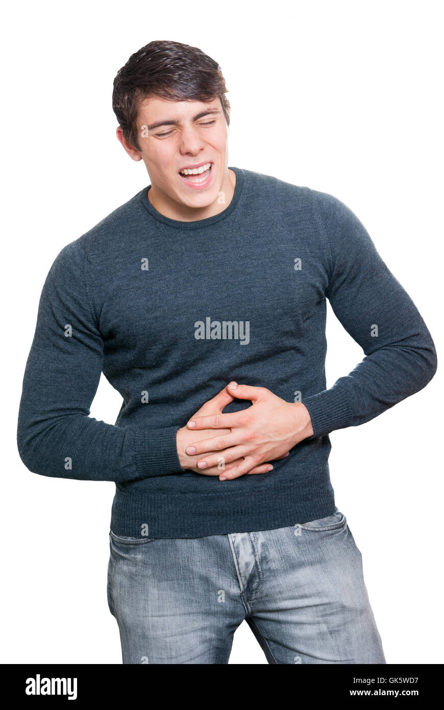Stomach cramps man hires stock photography and images Alamy