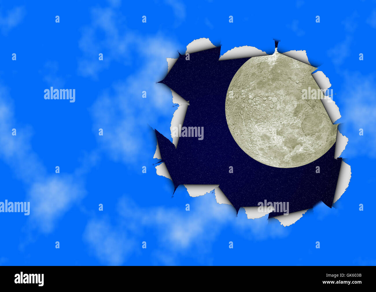 Hole in the sky Stock Photo Alamy