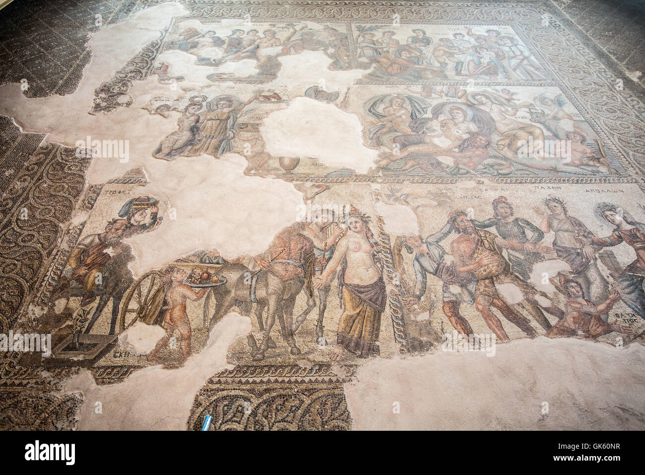 Mosaics paphos archaeological park hi-res stock photography and images ...