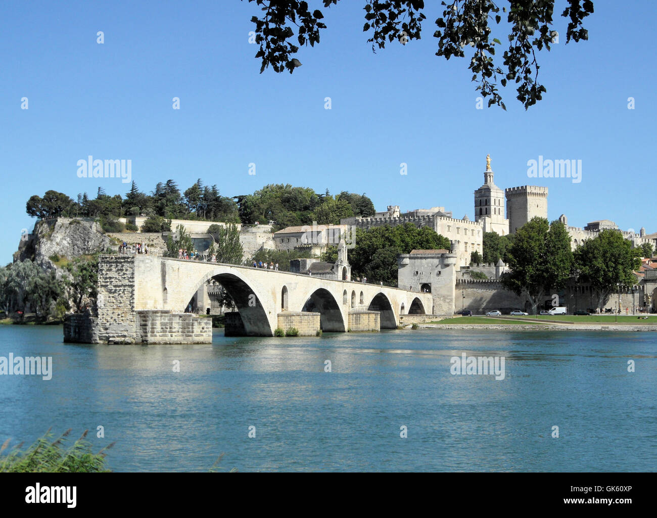 bridge france palace Stock Photo - Alamy