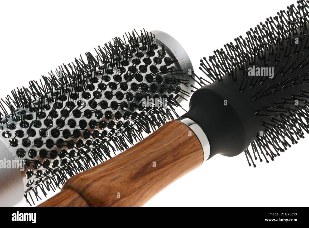 Silver hair brushes High Resolution Stock Photography and Images - Alamy