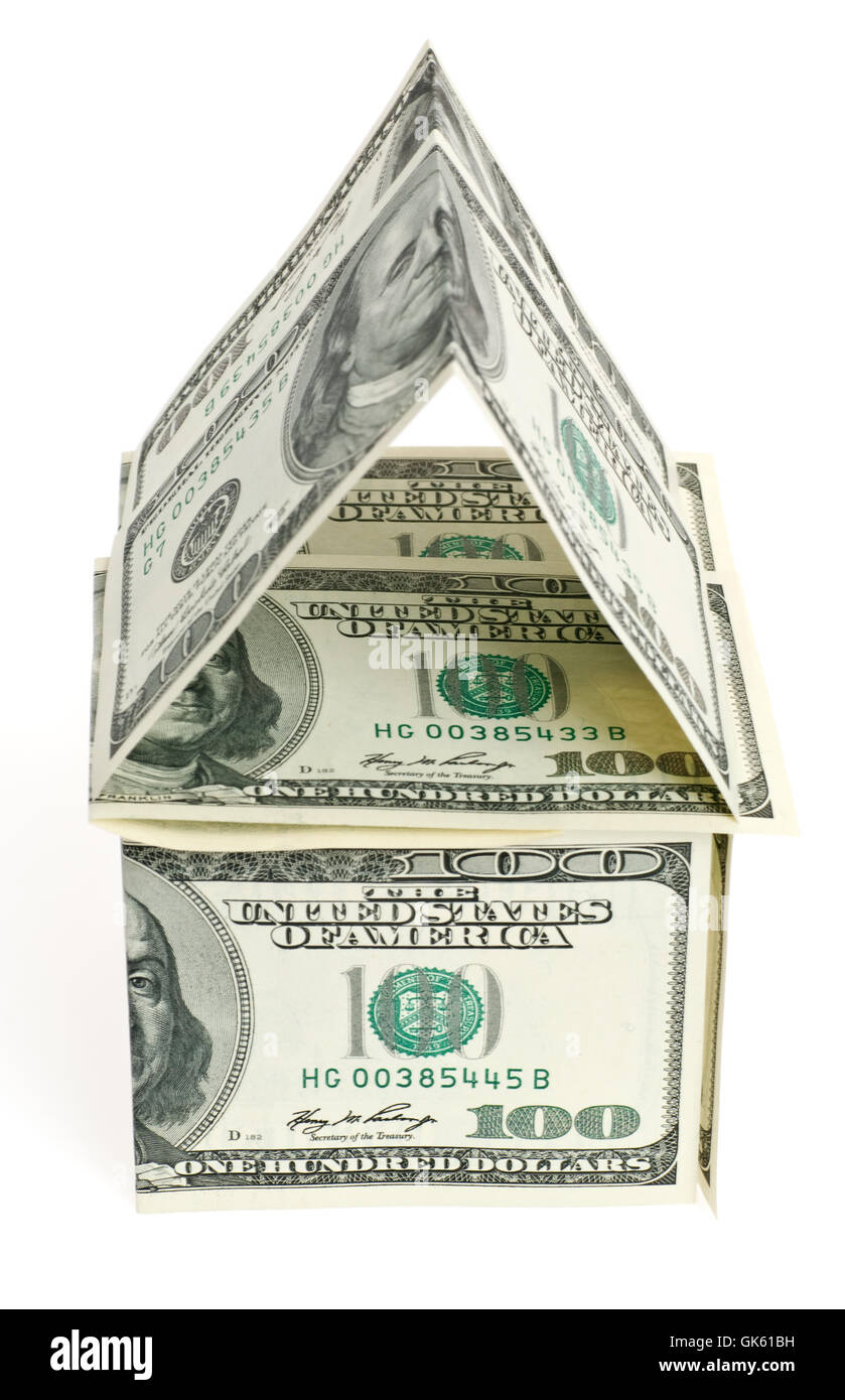 Dollar the house Stock Photo Alamy