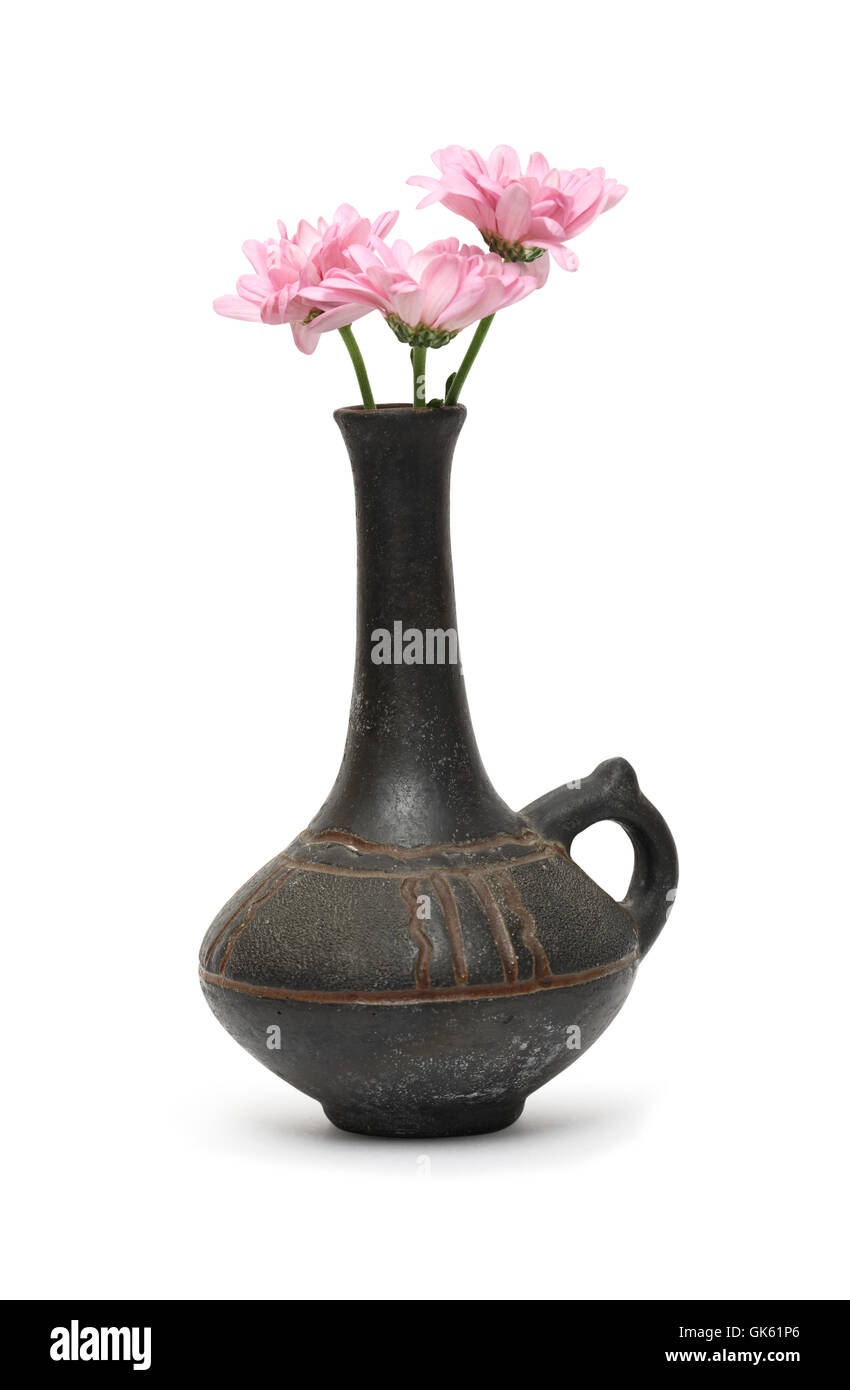 Vase With Flower Stock Photo