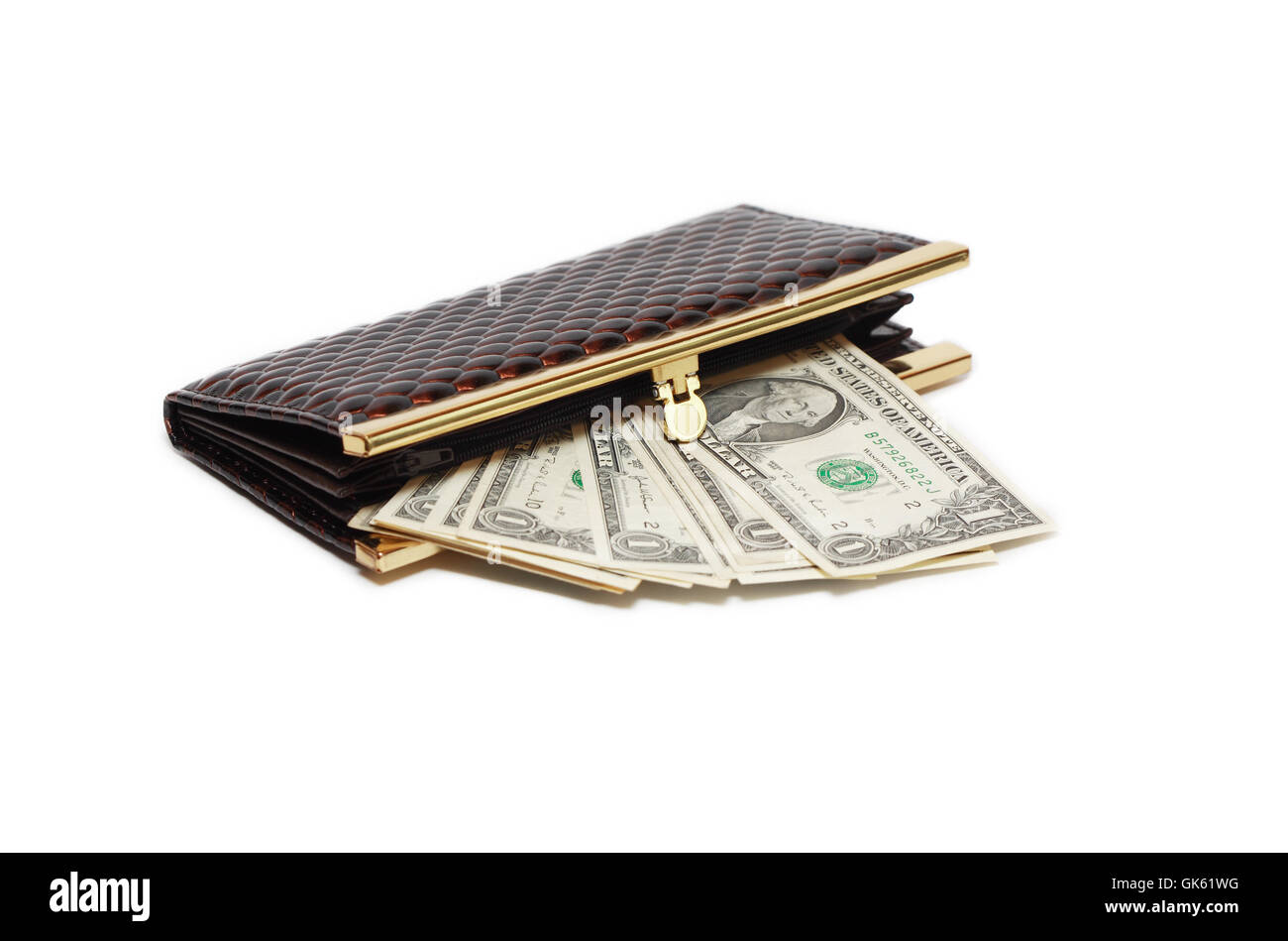 Change Purse With Money Stock Photo Alamy