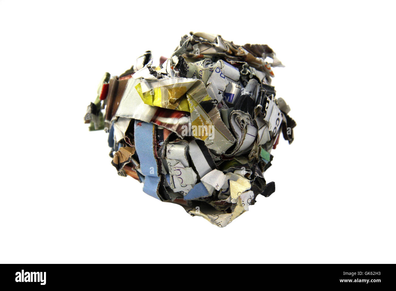 RECYCLE RECYCLING SHREDDED PAPER Stock Photo Alamy