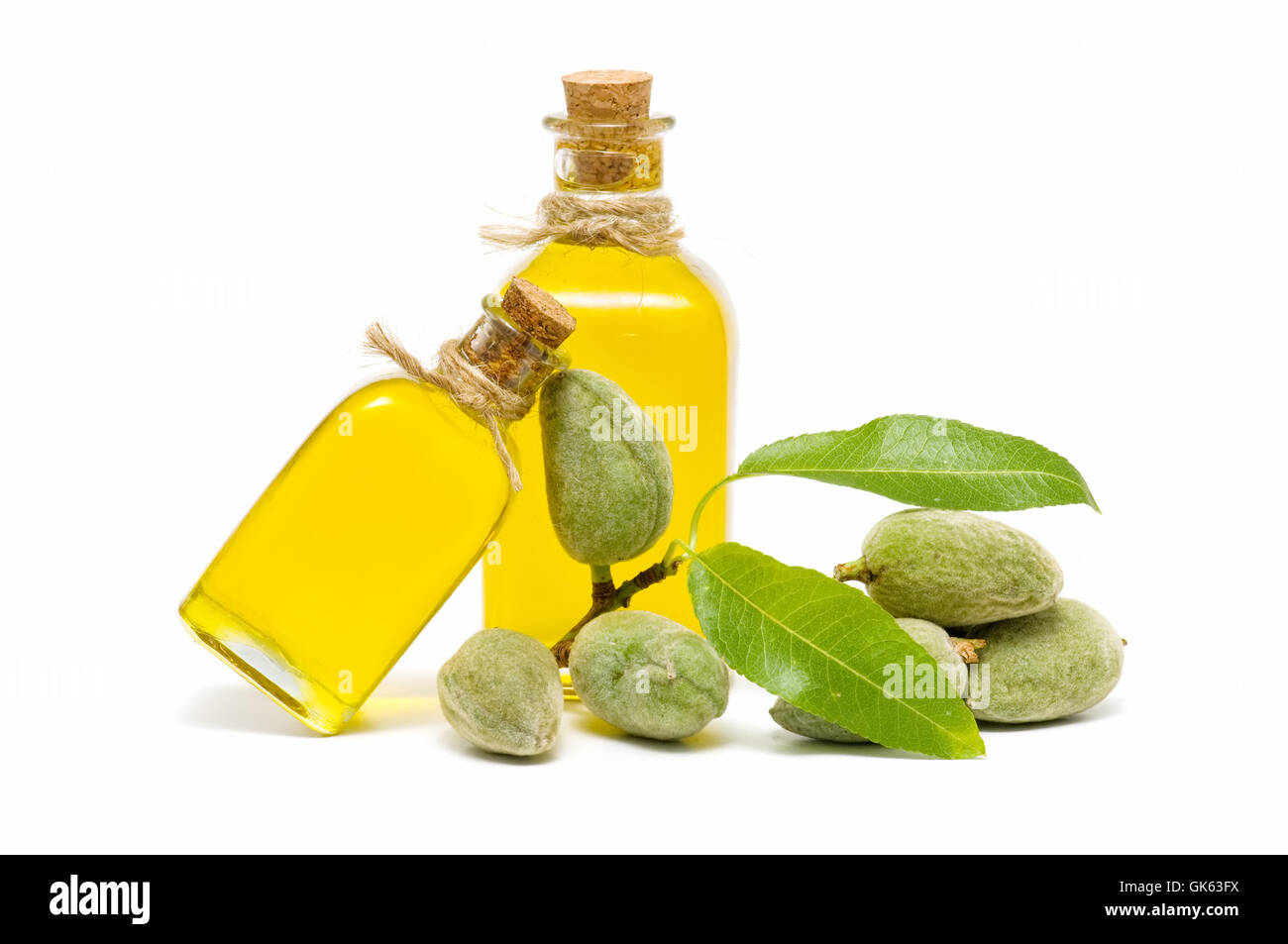 olive oil almond oil oil Stock Photo Alamy
