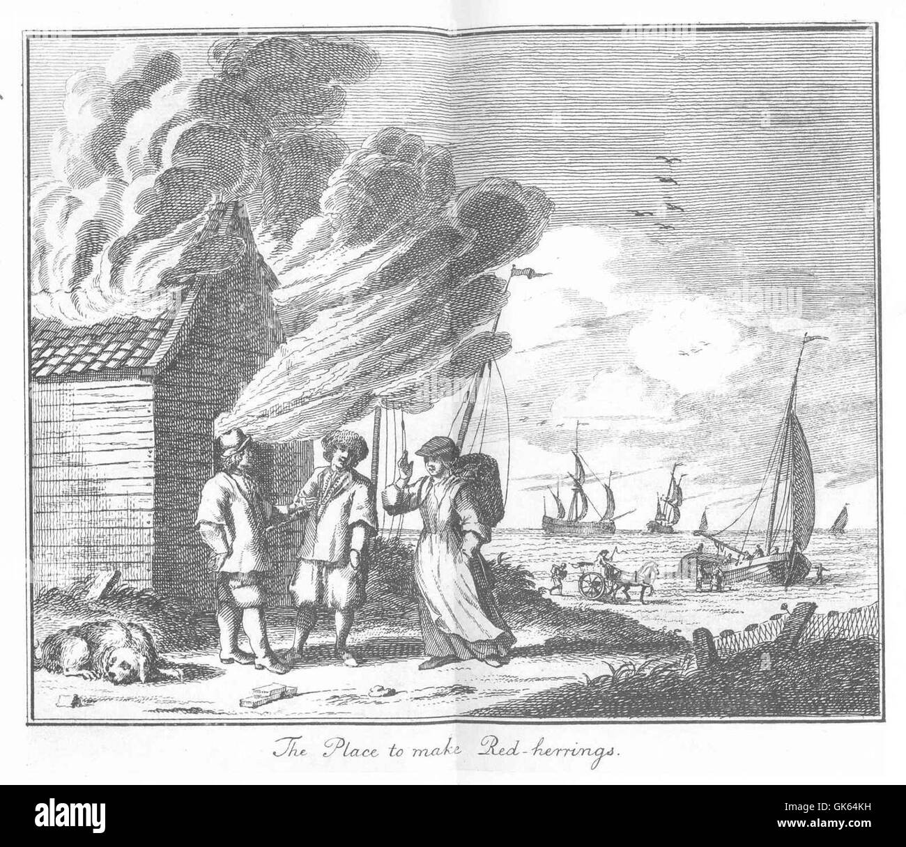 48961 Place to Make Red Herrings Stock Photo Alamy