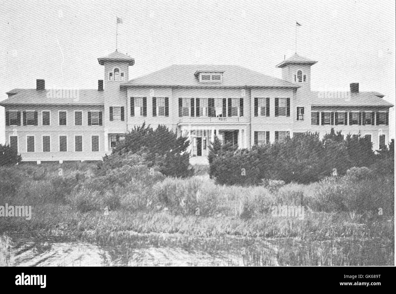 51322 Biological Laboratory of the U S Bureau of Fisheries in Beaufort Harbor, Erected in 1902 Stock Photo