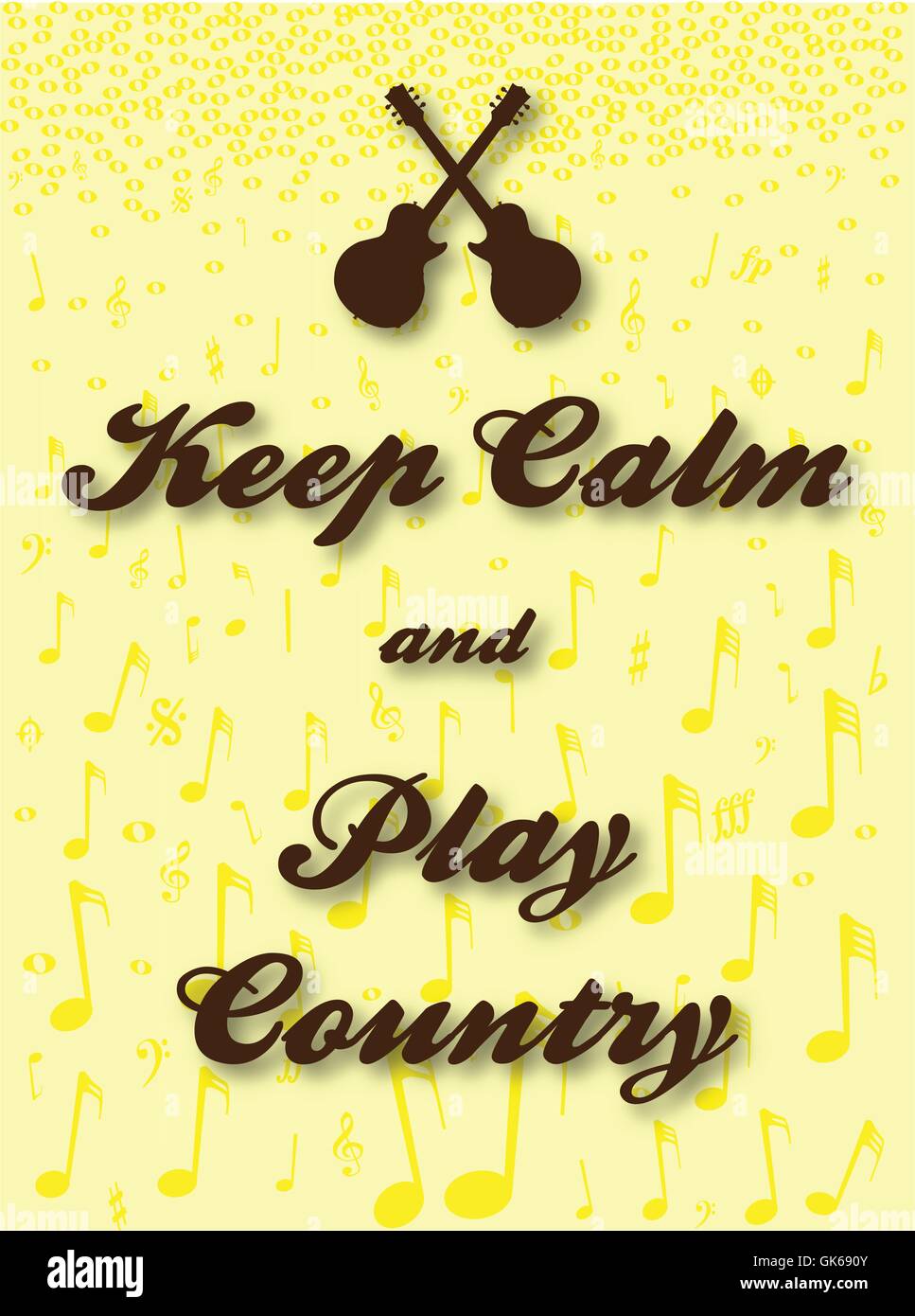 Keep Calm guitar and country music background poster Stock Vector Image &  Art - Alamy
