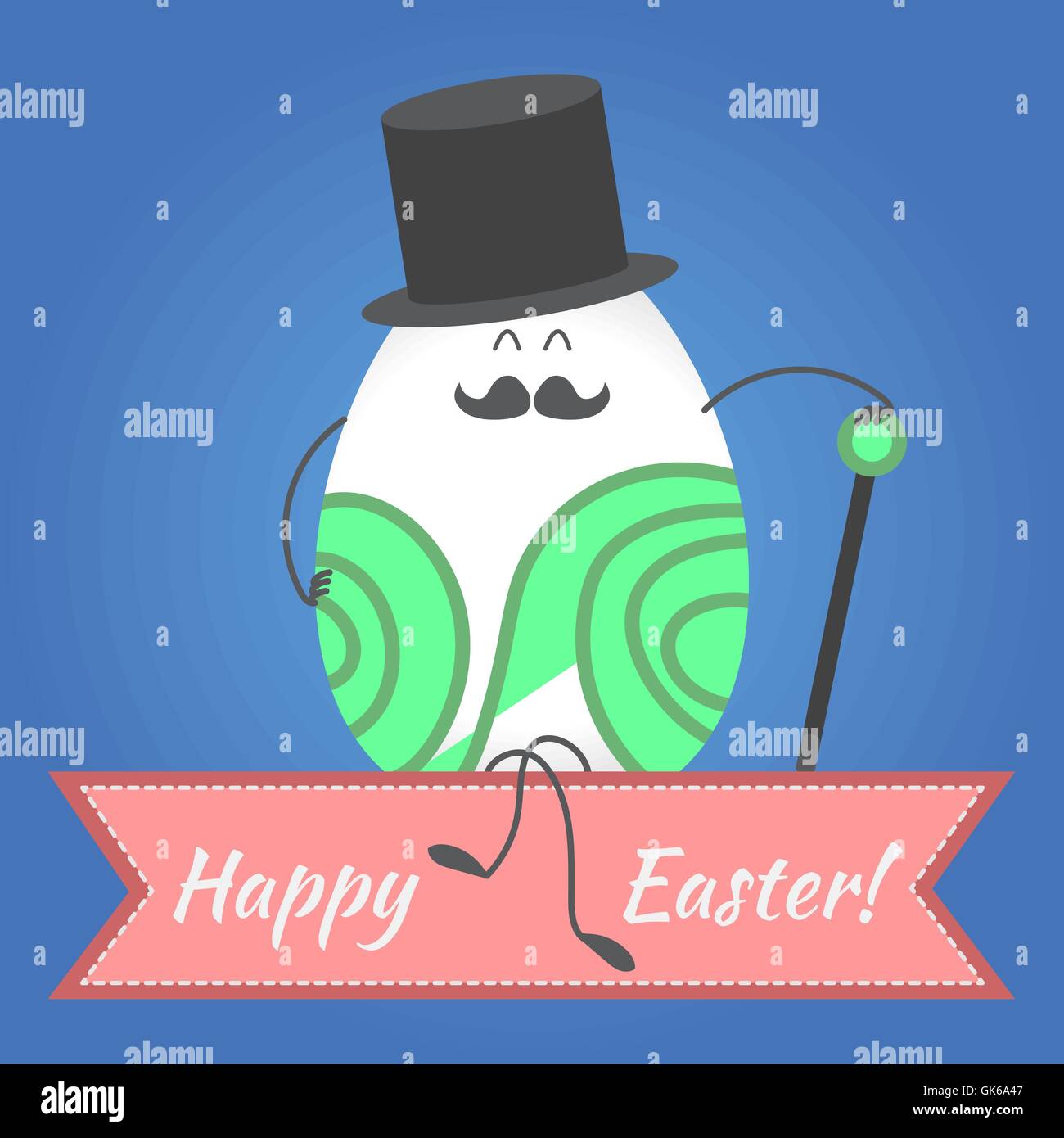 Happy easter, vector happy eggs in eps Stock Vector Image & Art - Alamy