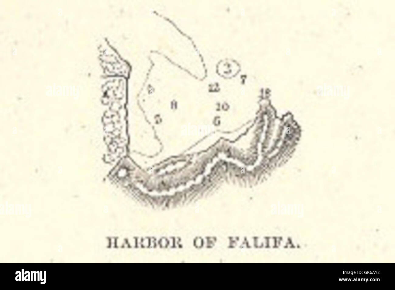 53027 Harbor of Falifa Stock Photo