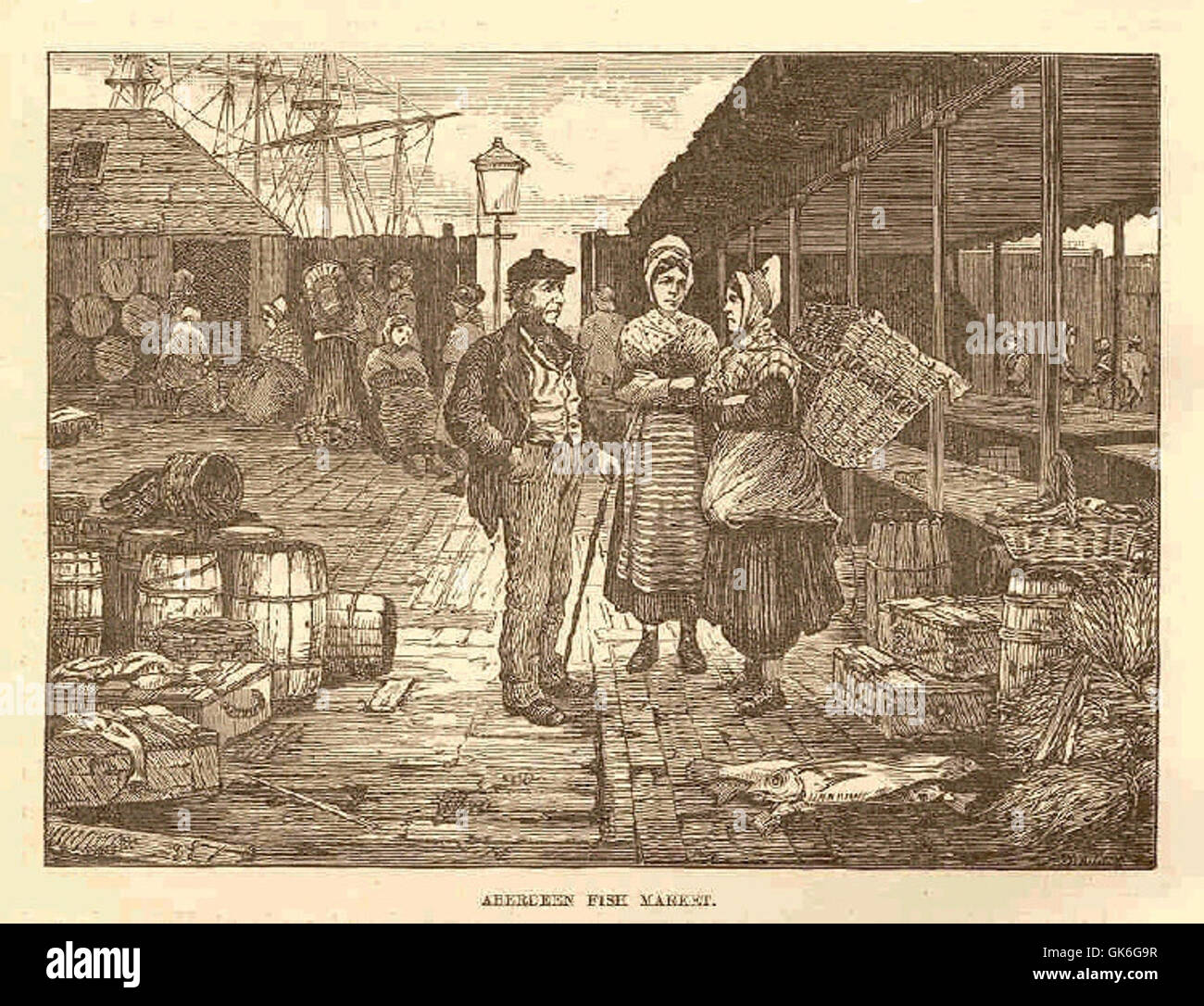 33025 Aberdeen Fish Market Stock Photo Alamy