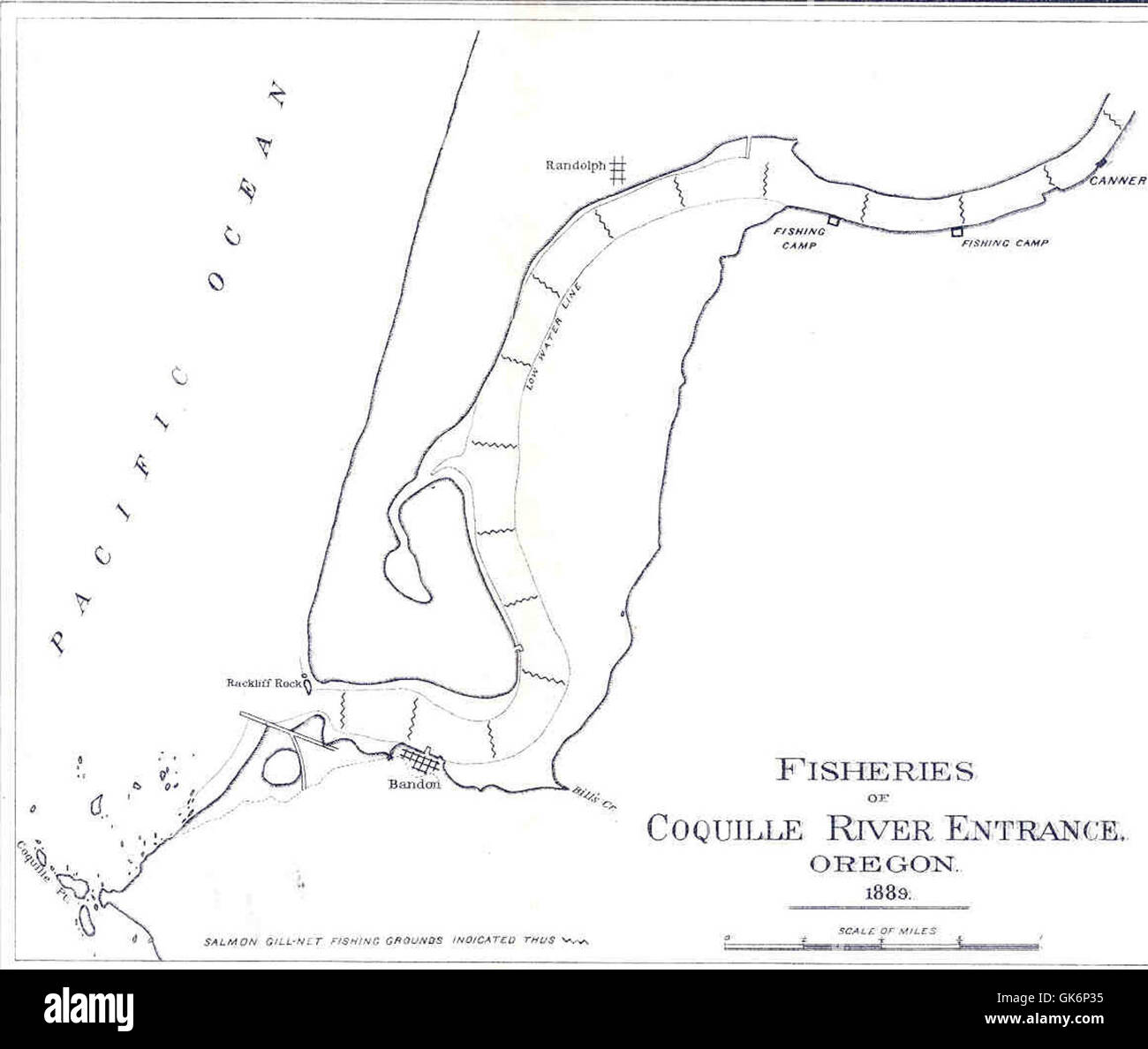 Coquille oregon map hires stock photography and images Alamy