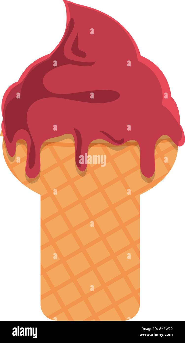 ice cream cone icon Stock Vector Image & Art - Alamy