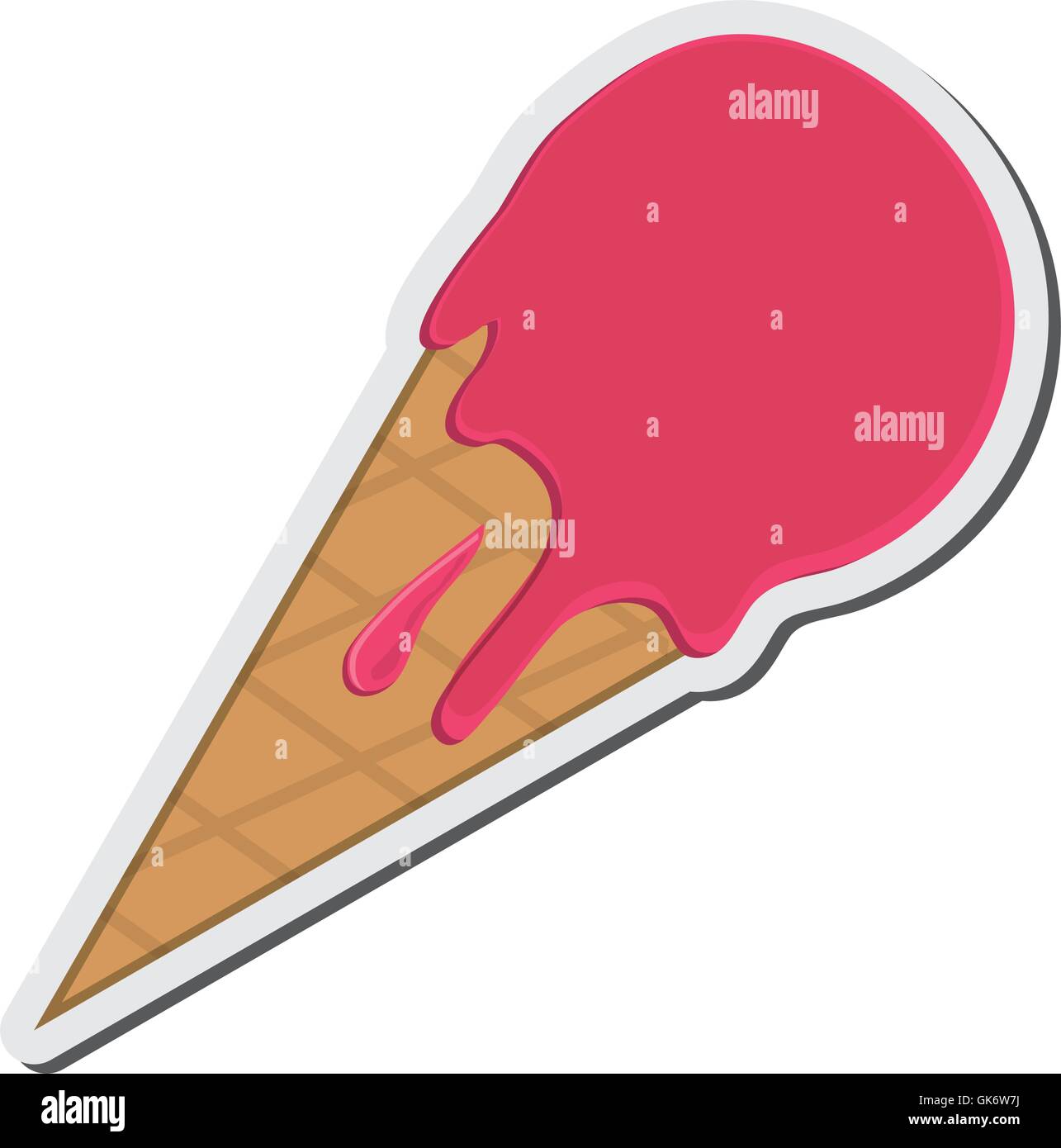 ice cream cone icon Stock Vector Image & Art - Alamy