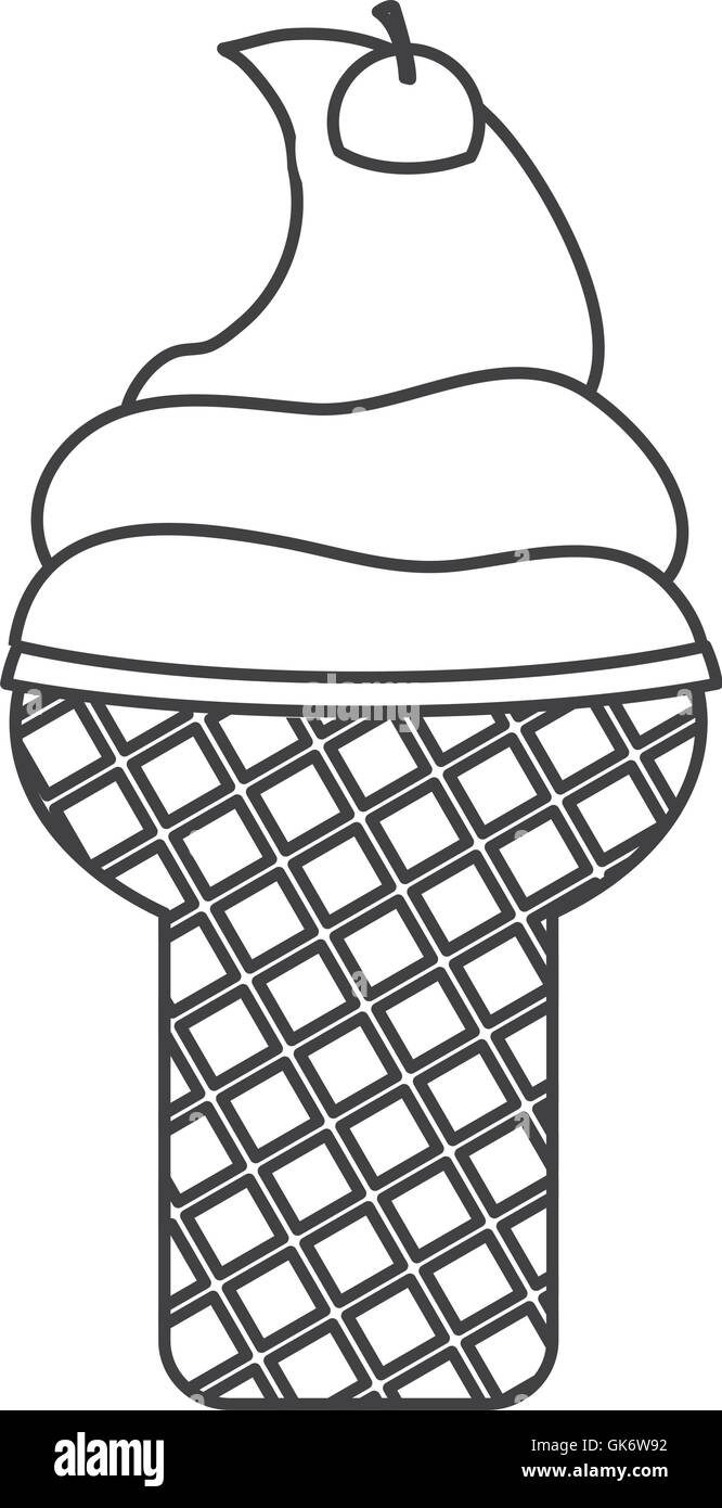 ice cream cone icon Stock Vector Image & Art - Alamy