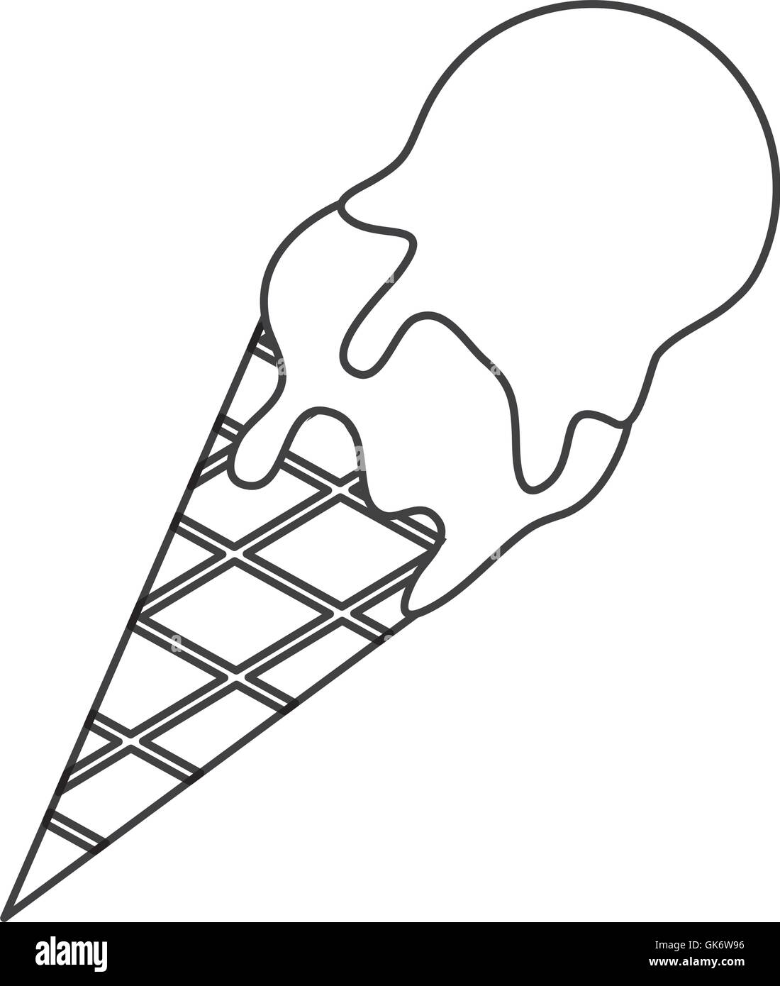 ice cream cone icon Stock Vector Image & Art - Alamy