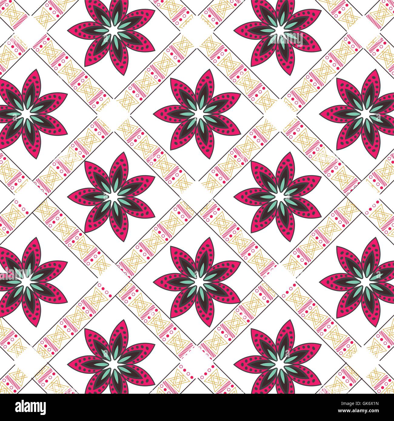 floral pattern background Stock Vector Image & Art - Alamy