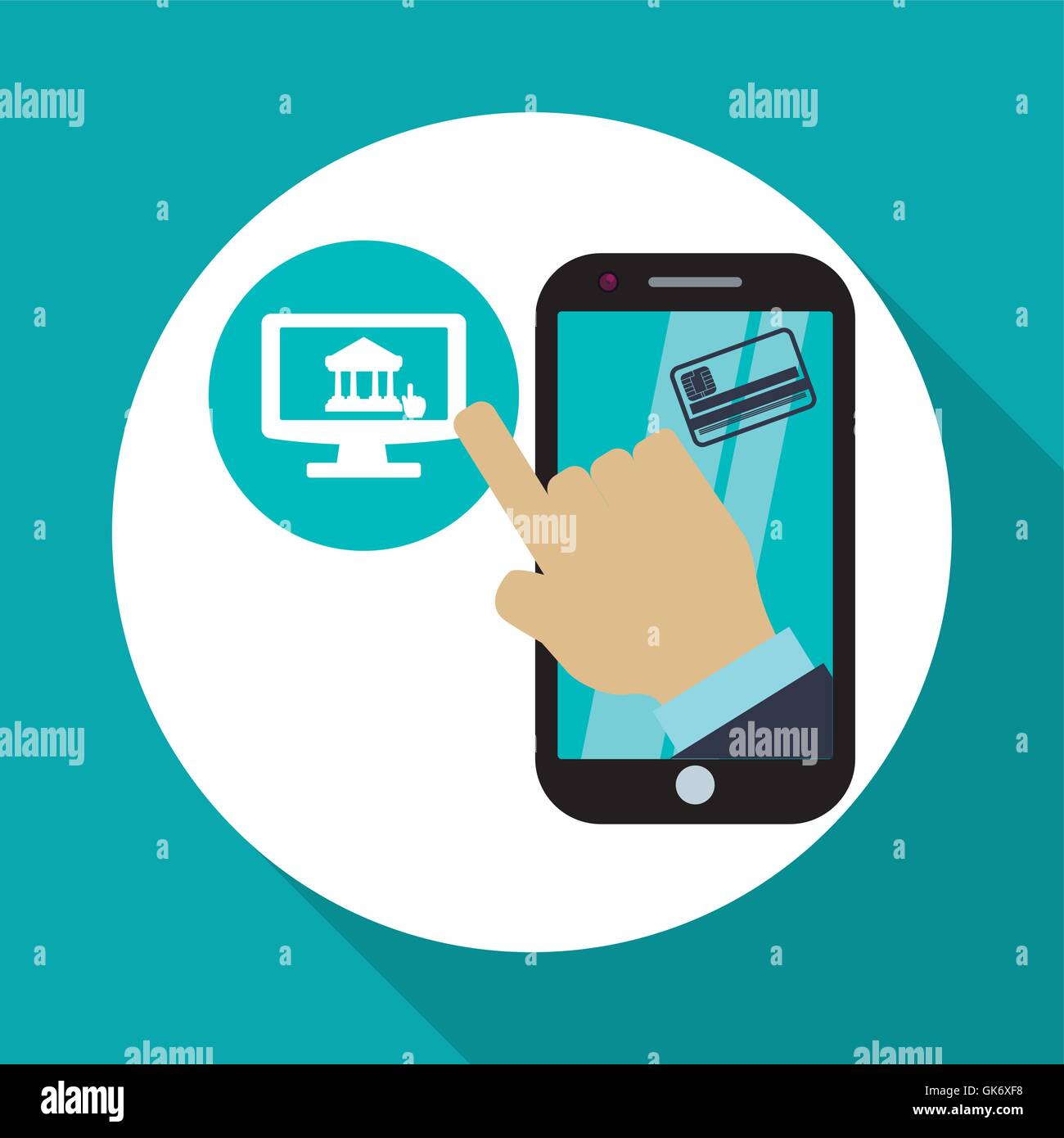 Invoice design. Online payment. Isolated illustration , vector Stock ...