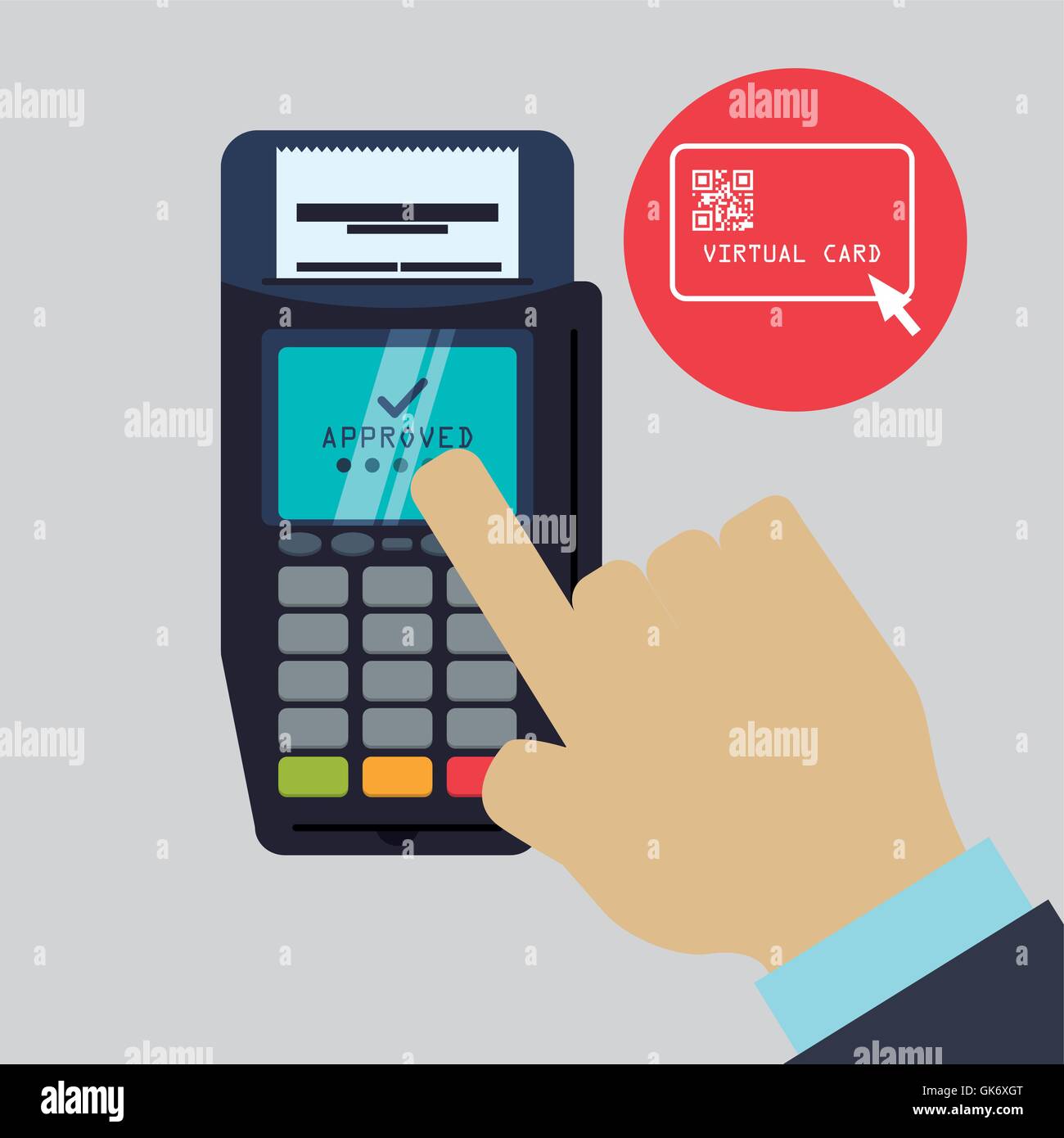 Invoice design. Online payment. Isolated illustration , vector Stock ...