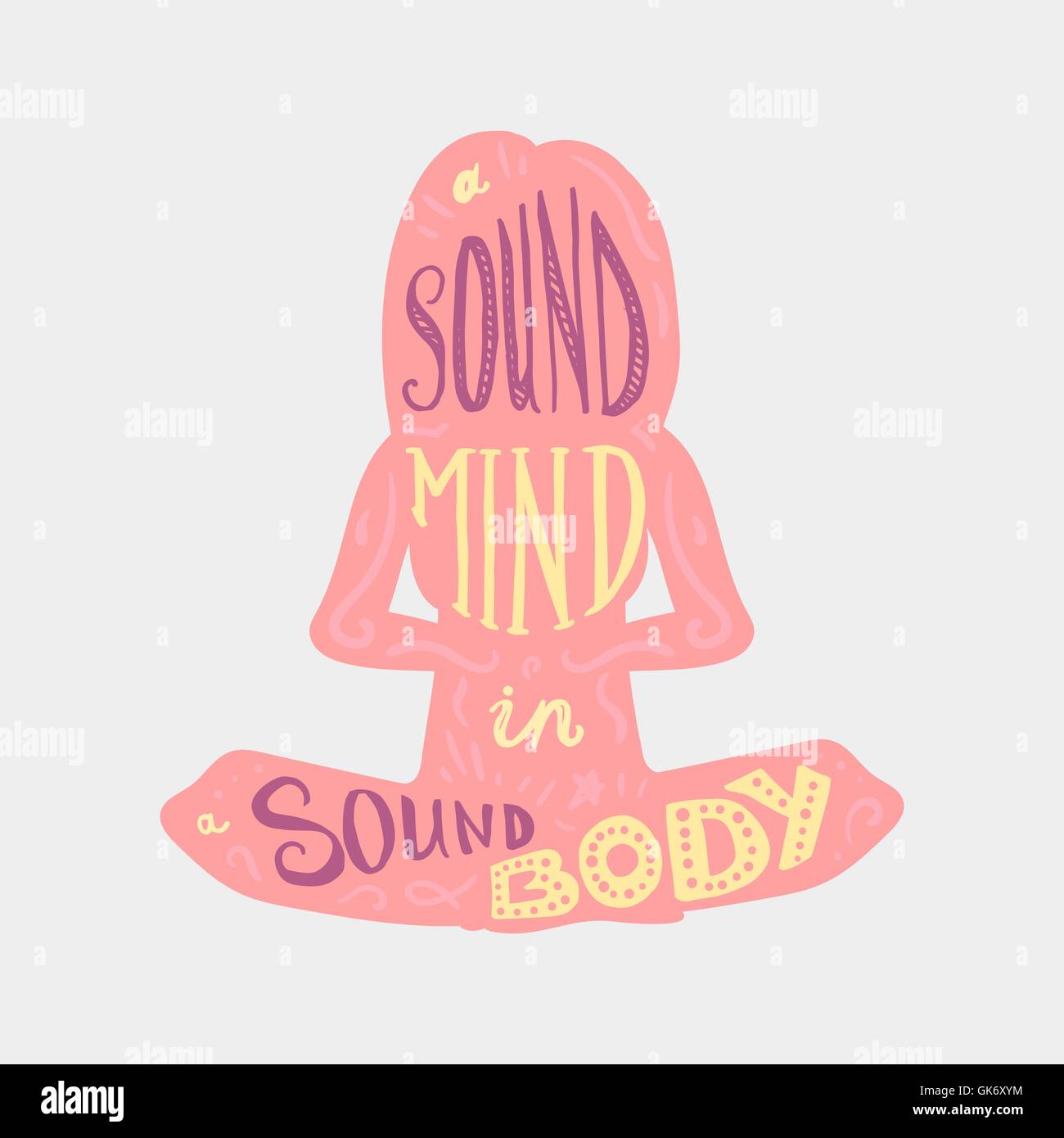 Vintage Motivational Healthcare Inspirational Sport Body and Mind ...