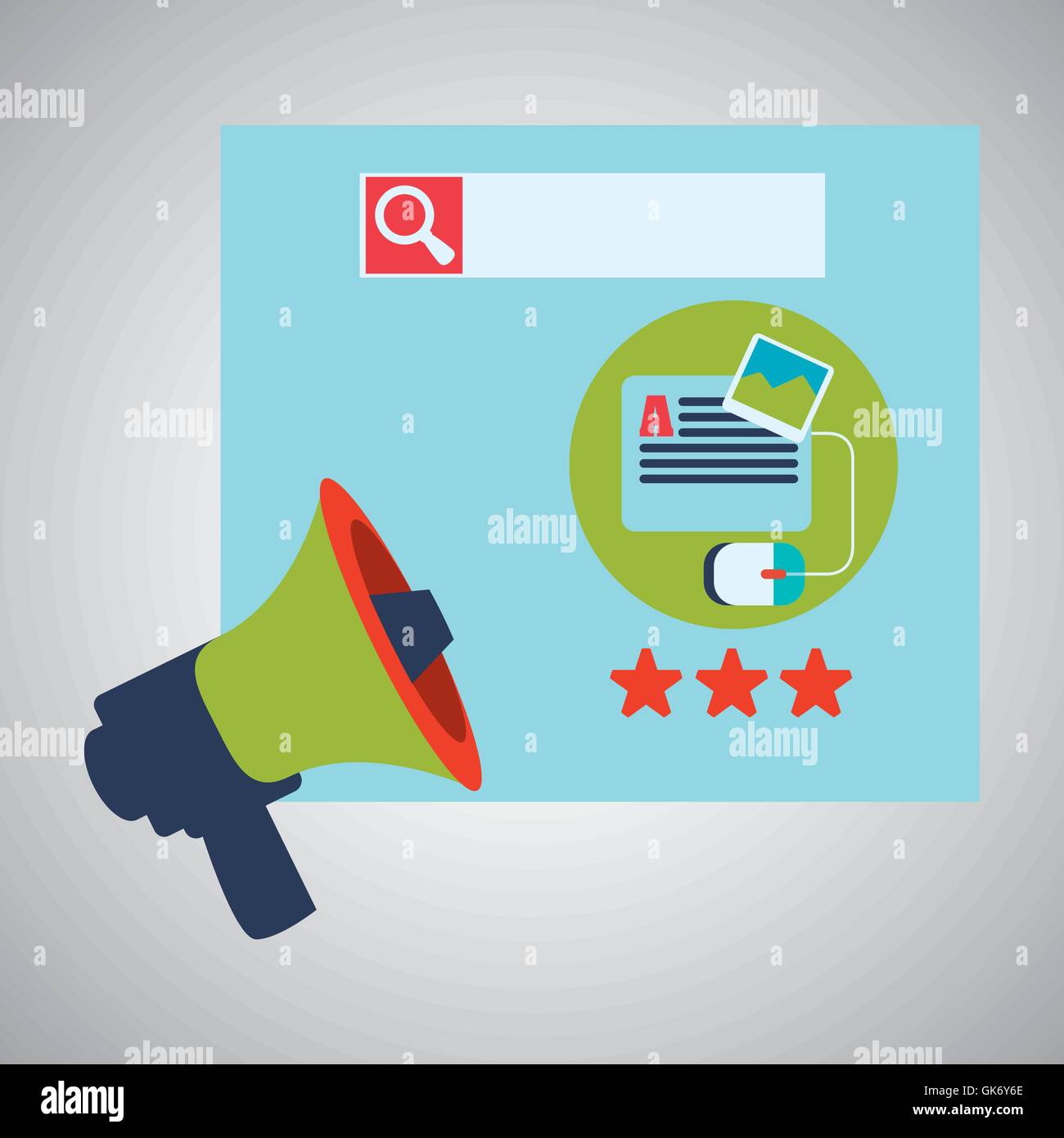 Blogging design. social media icon. Isolated illustration , vector ...