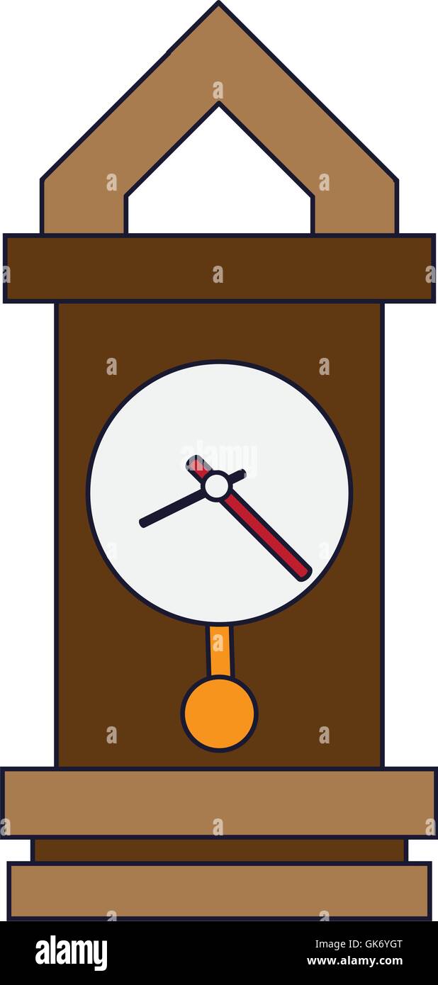 wall clock icon Stock Vector Image & Art - Alamy