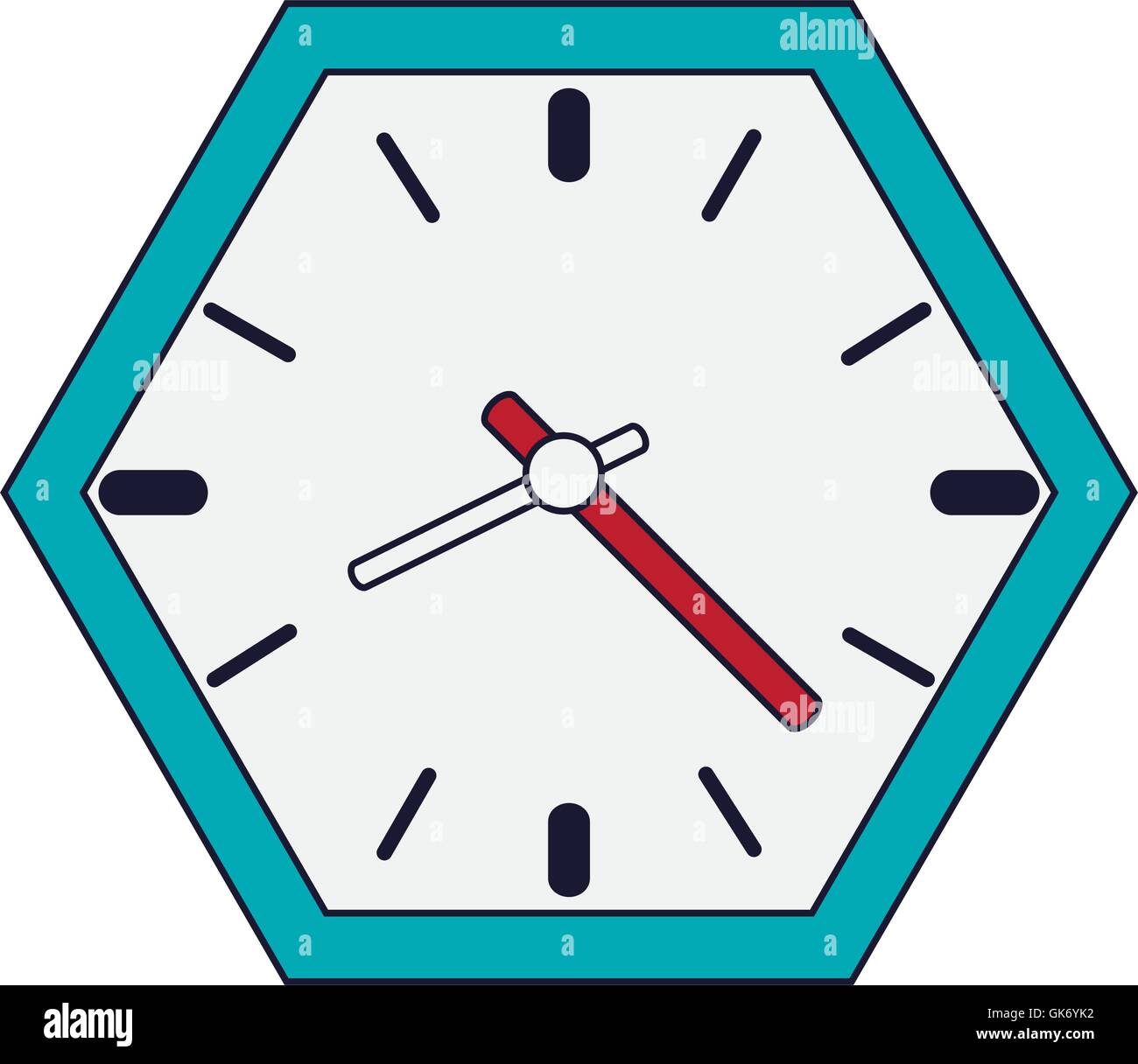 wall clock icon Stock Vector Image & Art - Alamy