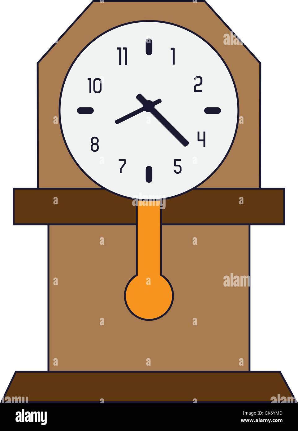wall clock icon Stock Vector Image & Art - Alamy