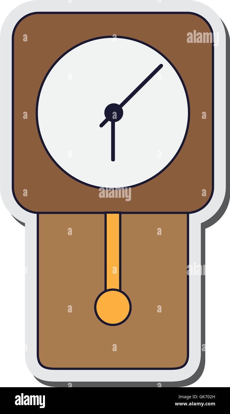 wall clock icon Stock Vector Image & Art - Alamy