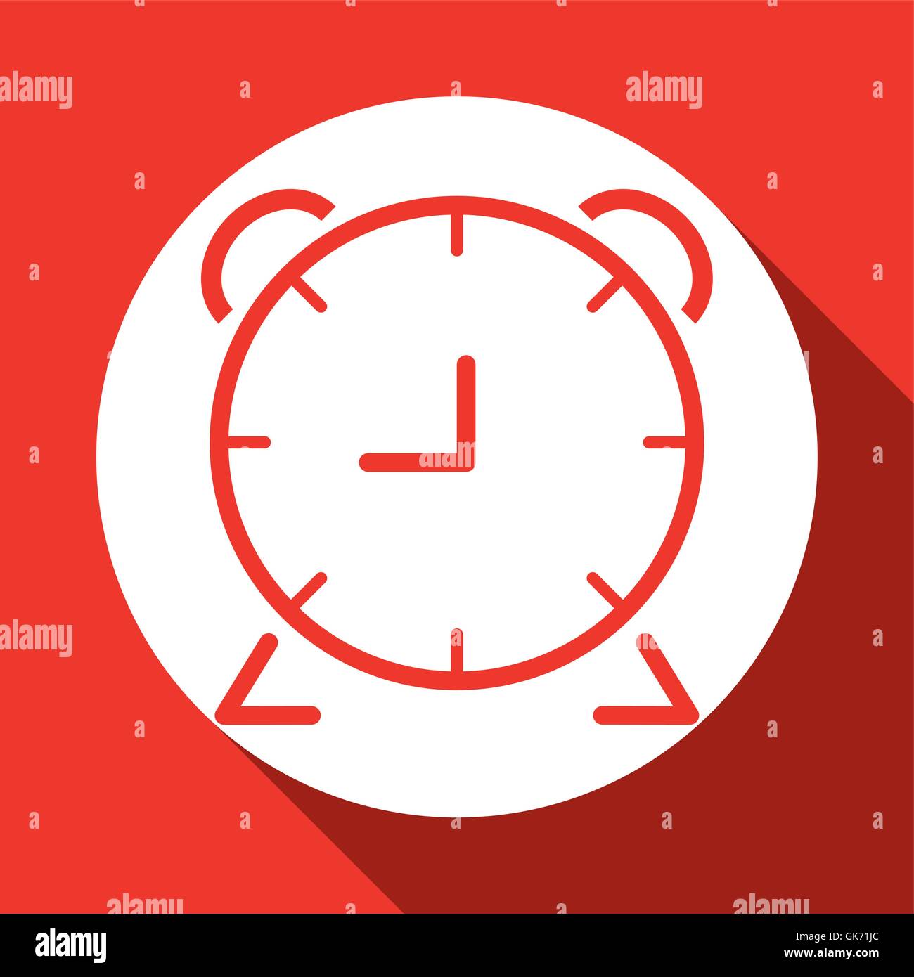 clock icon design , vector illustration Stock Vector Image & Art - Alamy