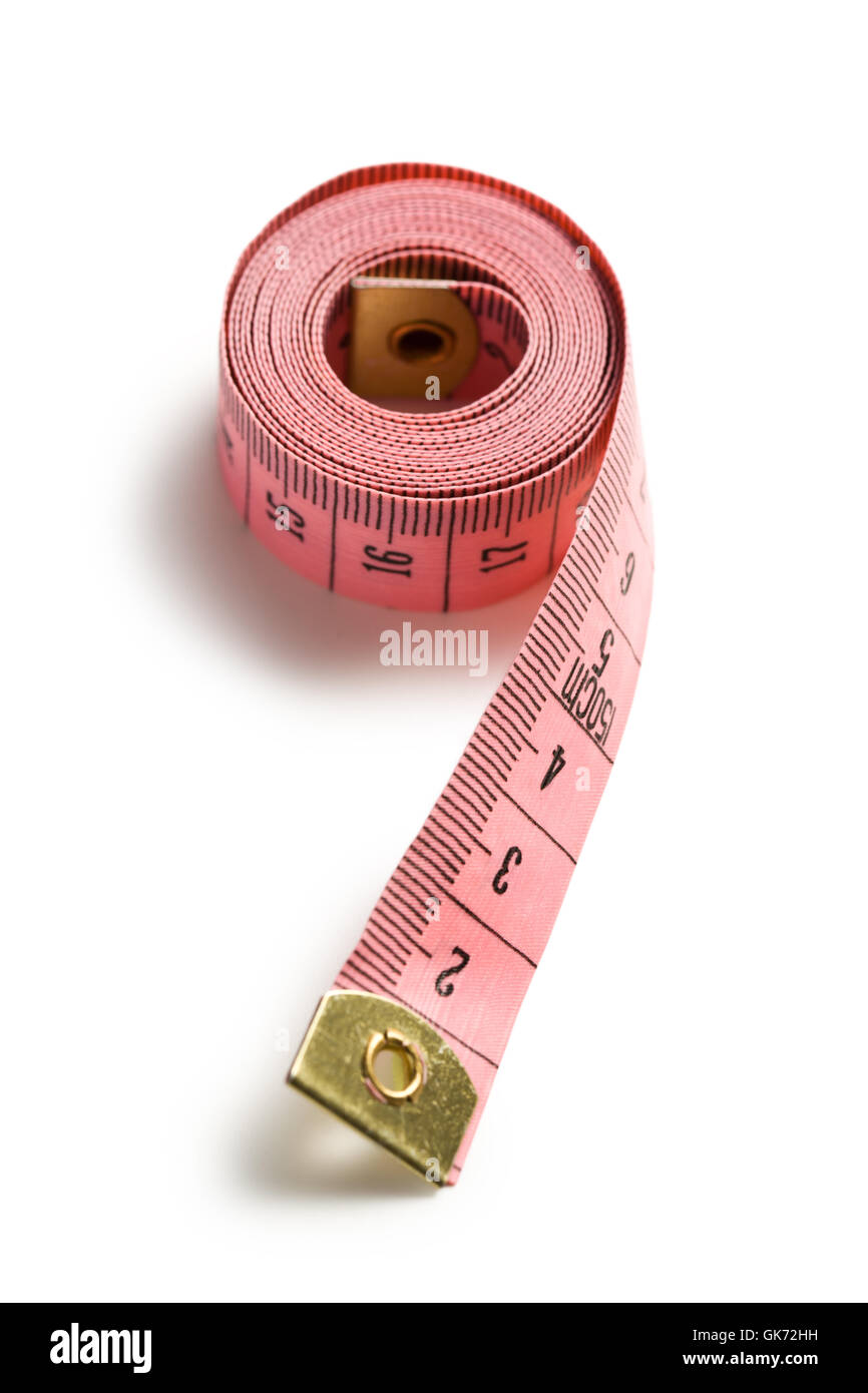 Pink measuring tape hi-res stock photography and images - Alamy