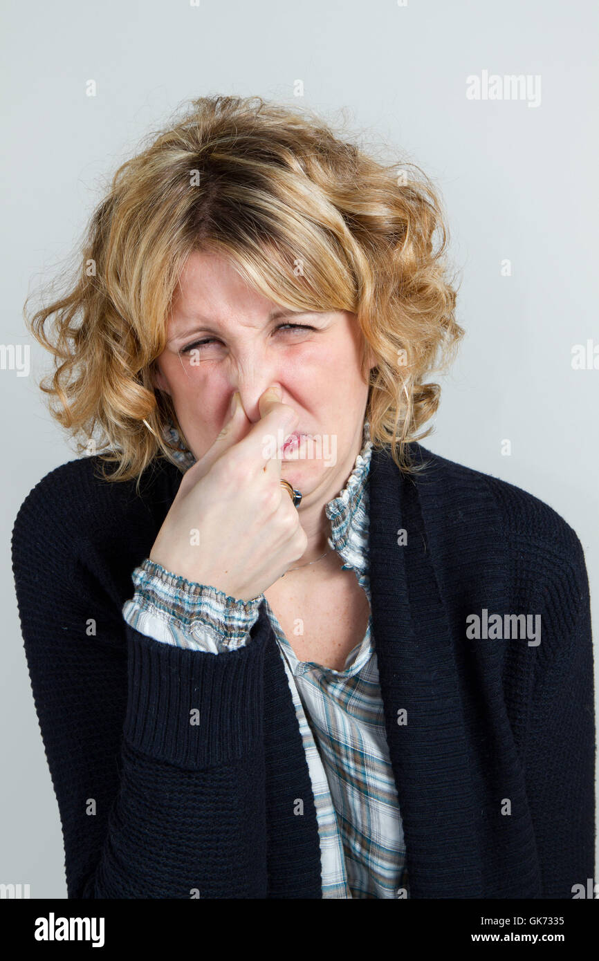 woman isolated female Stock Photo - Alamy
