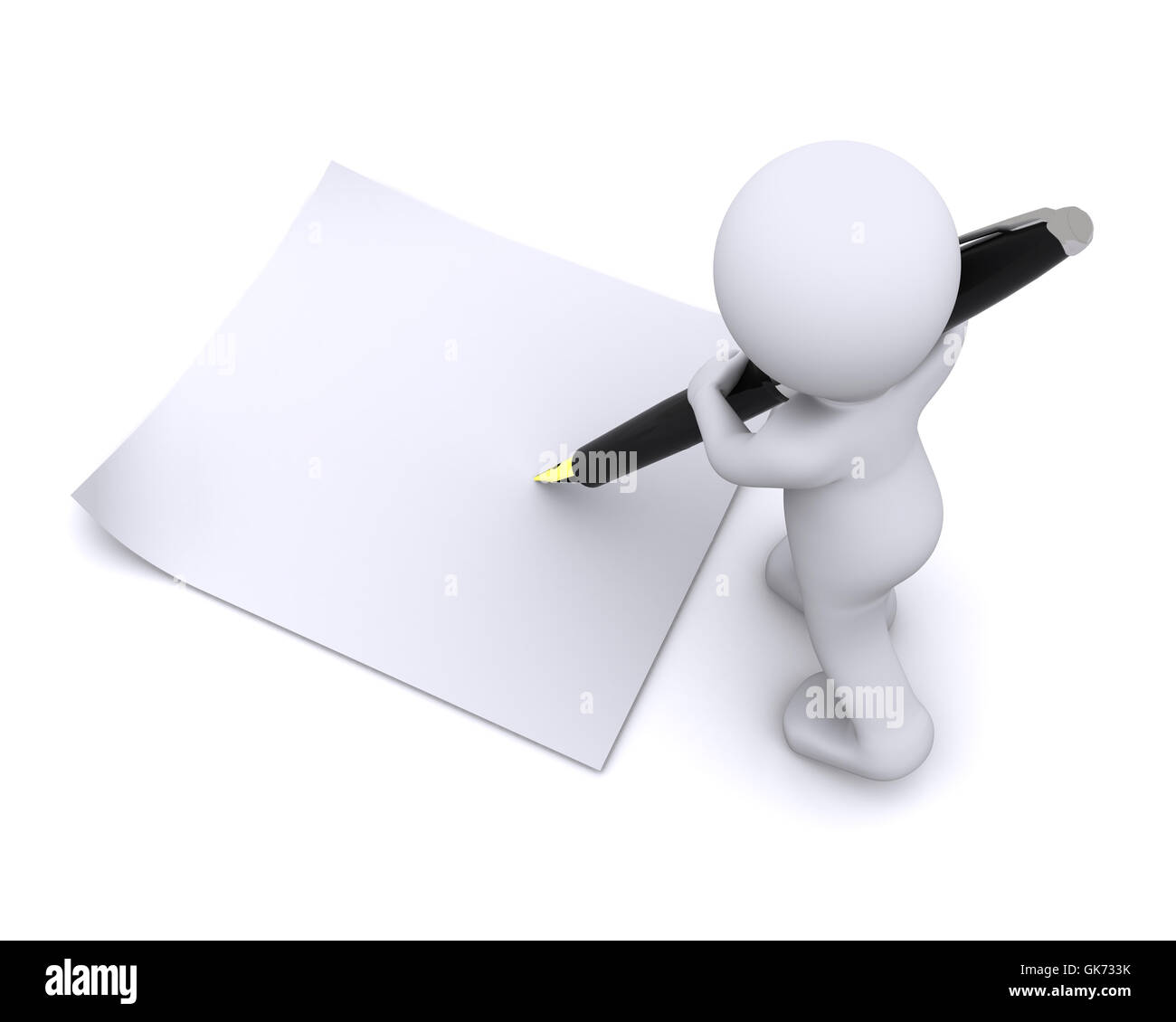 note memo isolated Stock Photo