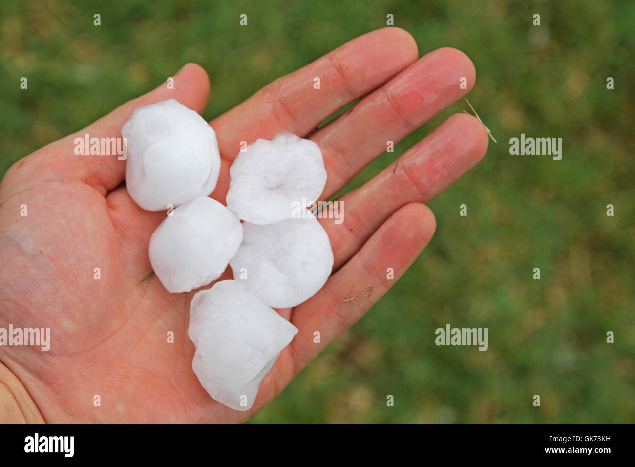 insurance thunder-storm hail Stock Photo