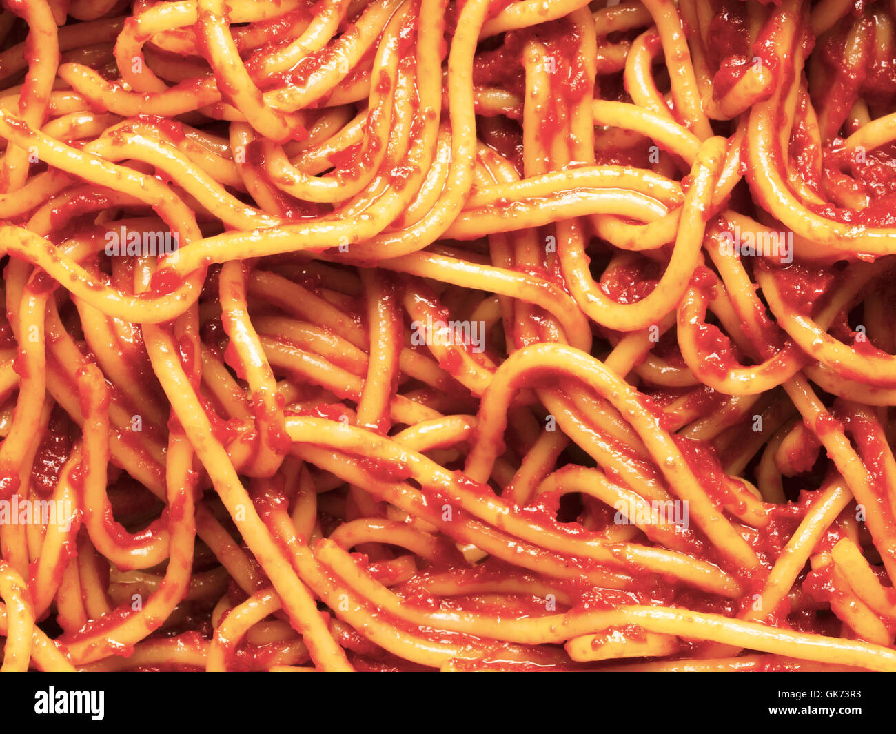 kitchen cuisine spaghetti Stock Photo