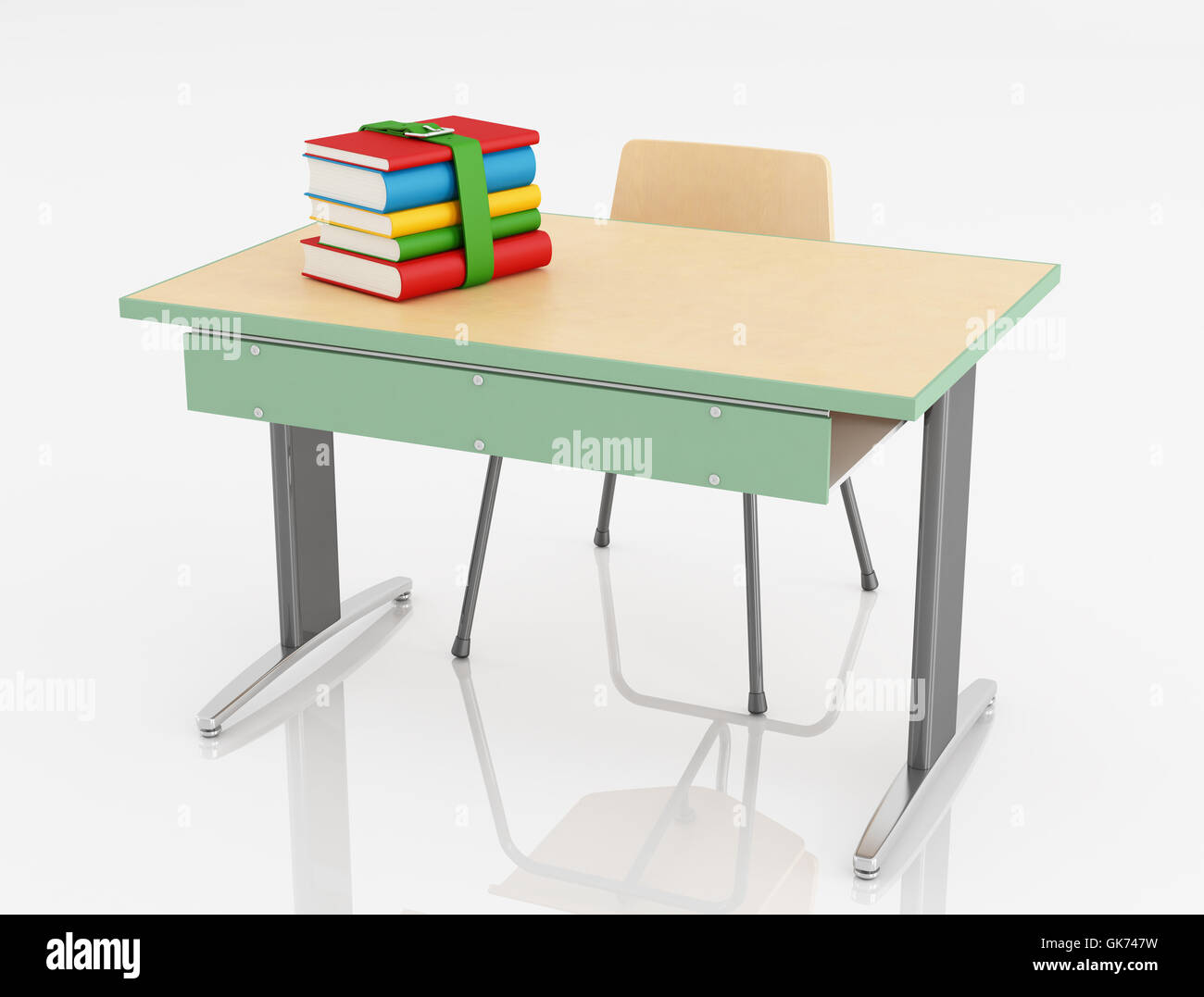 School desk and chair isolated hires stock photography and images Alamy