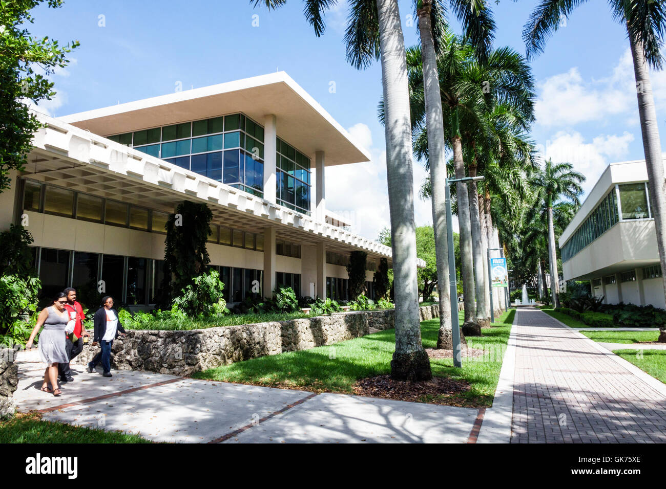 Miami Coral Gables Florida University of Miami UM Otto G. Richter Stock