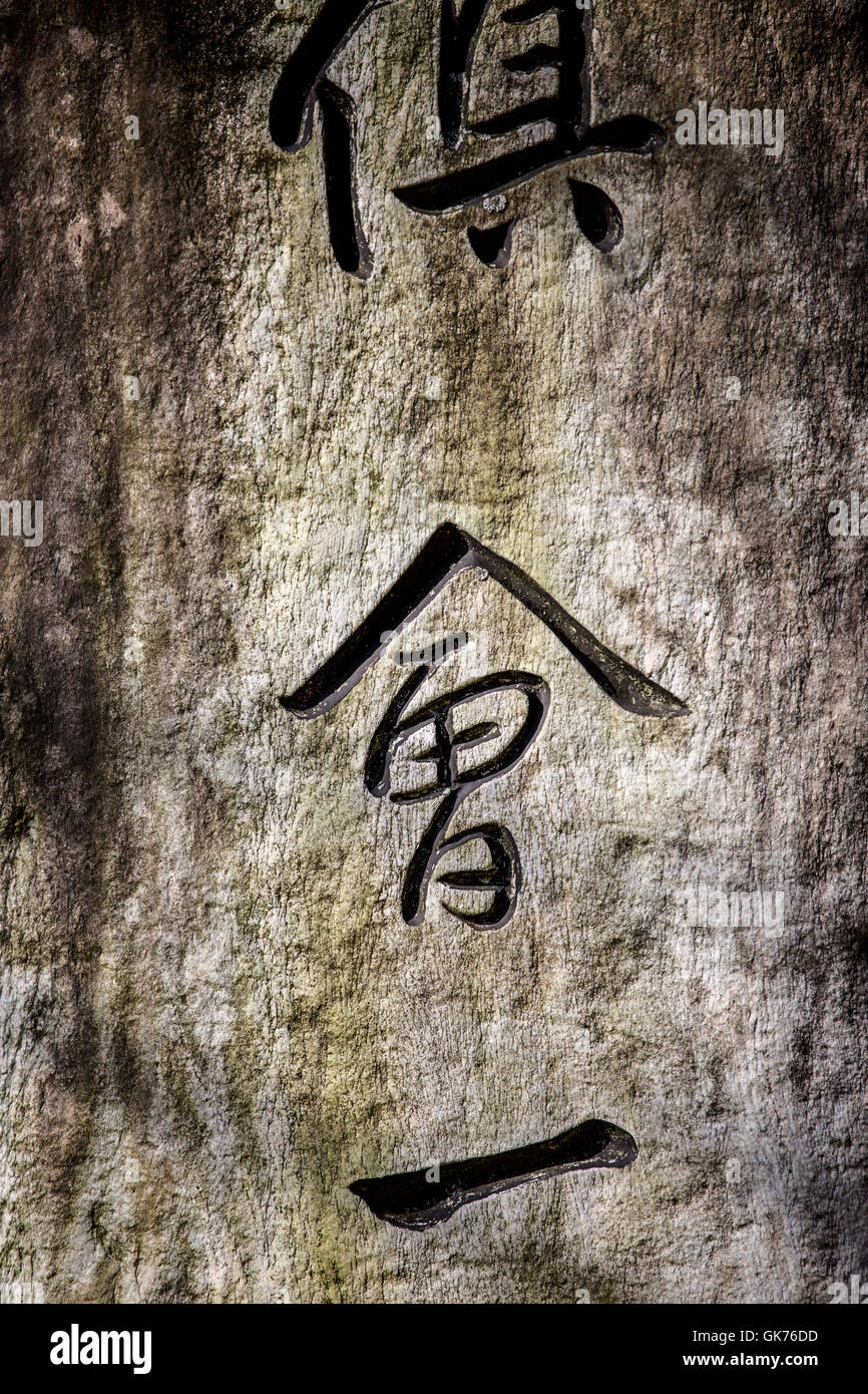 Japanese characters Stock Photo