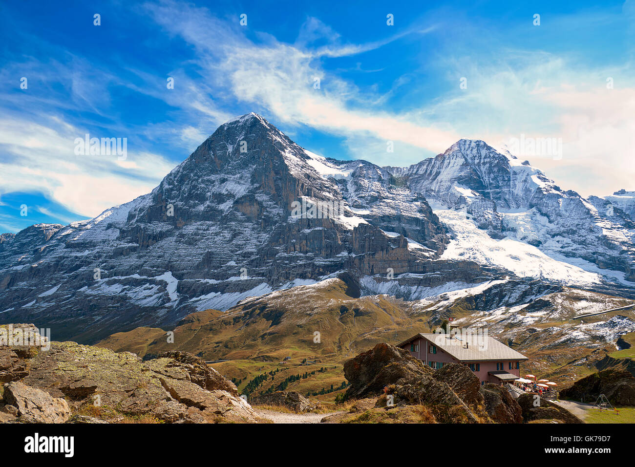 male-on-the-panorama-trail-kleine-scheidegg-stock-photo-alamy