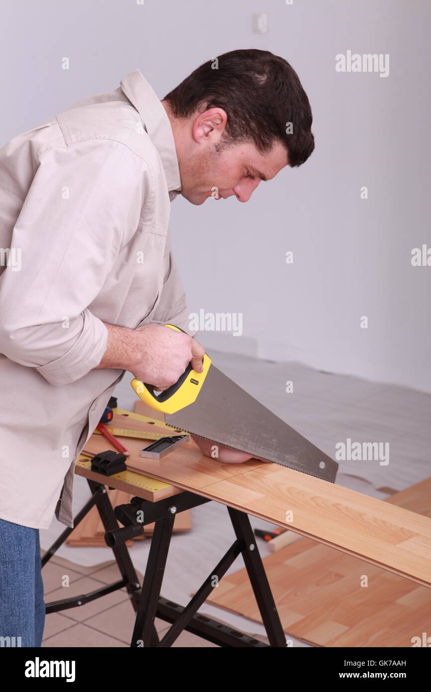 house building job Stock Photo - Alamy