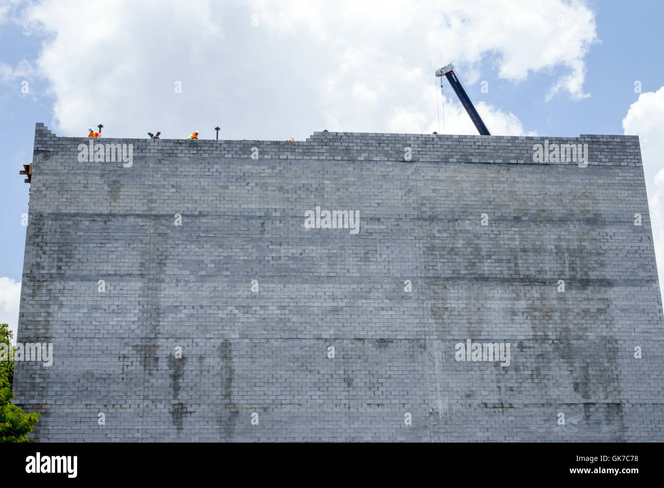 Florida, South, Miami, construction site, building, cement, concrete