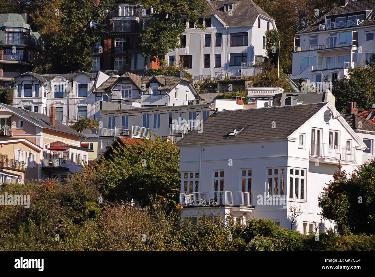 hamburg district suburb Stock Photo