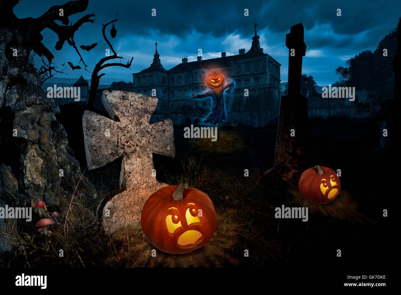 halloween pumpkin house Stock Photo - Alamy