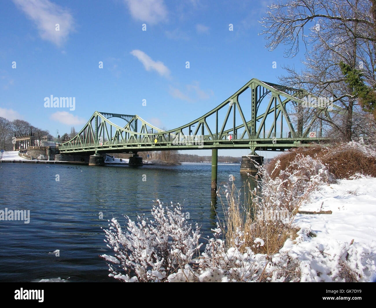 glienicke bridge Stock Photo